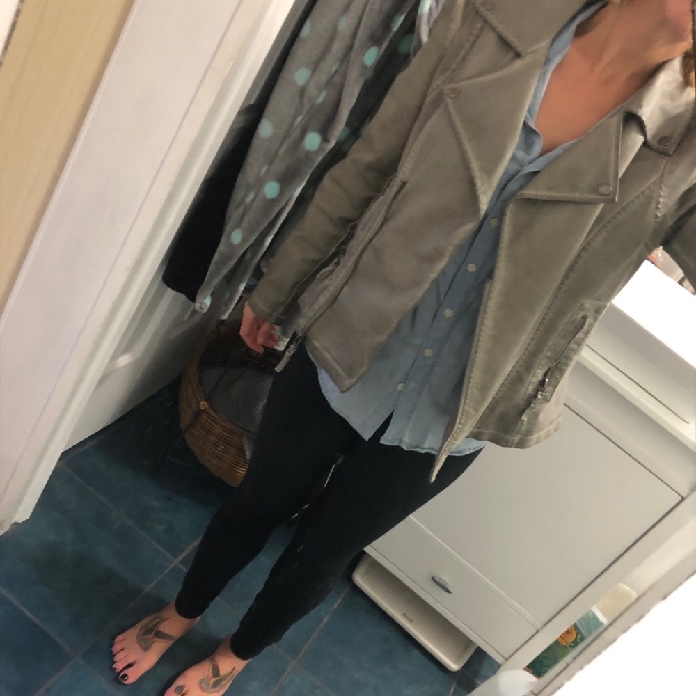 Max Studio Faux Leather Jacket